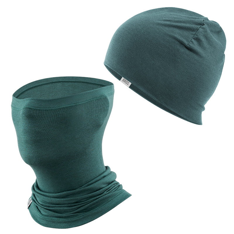 Load image into Gallery viewer, Winter Cap and Face Mask Set Merino Wool Thermal

