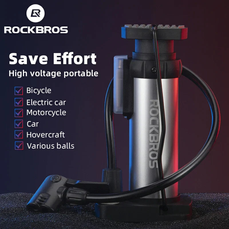 Load image into Gallery viewer, Mini Portable Aluminum Bike Floor Pump with Presta and Schrader 100PSI
