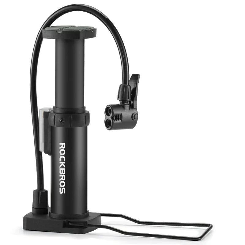 Load image into Gallery viewer, Mini Portable Aluminum Bike Floor Pump with Presta and Schrader 100PSI
