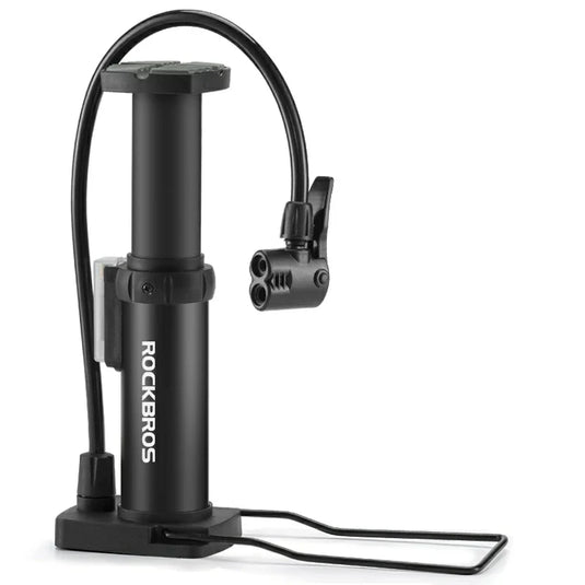 Mini Portable Aluminum Bike Floor Pump with Presta and Schrader 100PSI