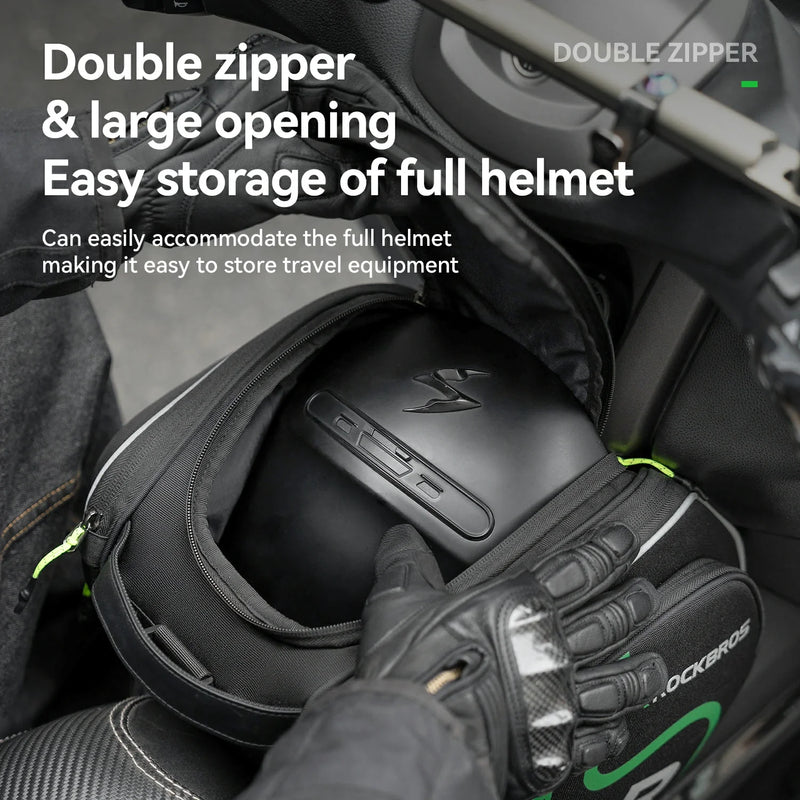 Load image into Gallery viewer, Motorcycle Tank Bag Helmet Bag 12L With Rain Cover

