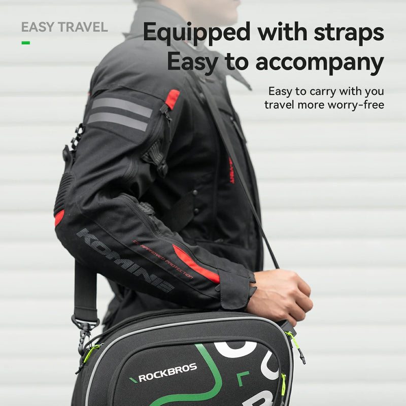 Load image into Gallery viewer, Motorcycle Tank Bag Helmet Bag 12L With Rain Cover
