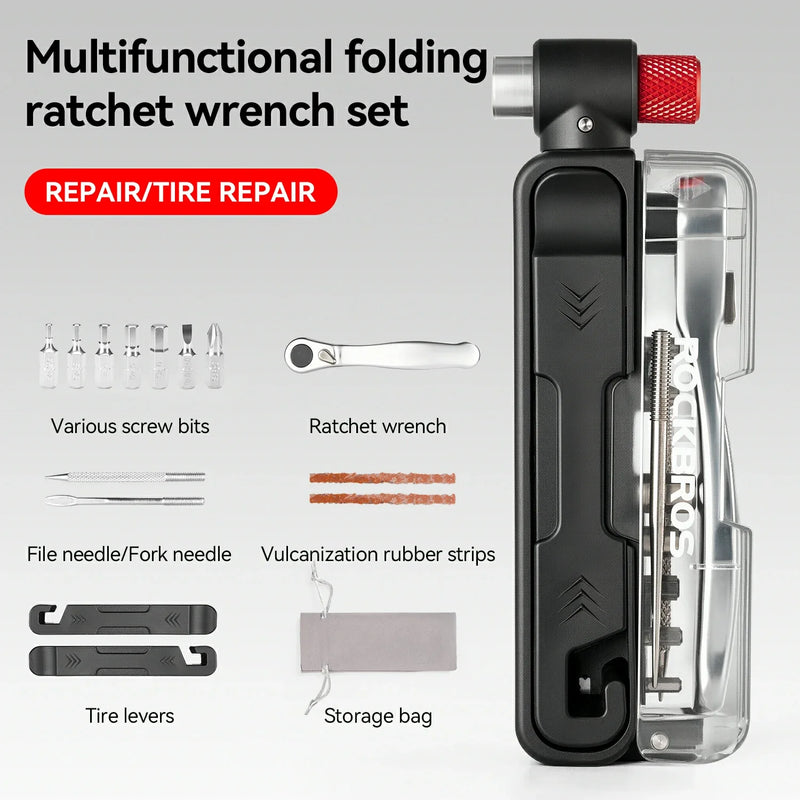Load image into Gallery viewer, Multifunctional Mini Ratchet 15 In 1 Bike Repair Tool Kit for Cycling Emergencies
