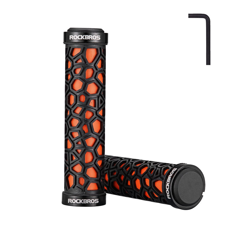 Load image into Gallery viewer, ROCKBROS Bike Handlebar Grips Double Lock-on Non-Slip Grips for MTB, BMX 22.2mm

