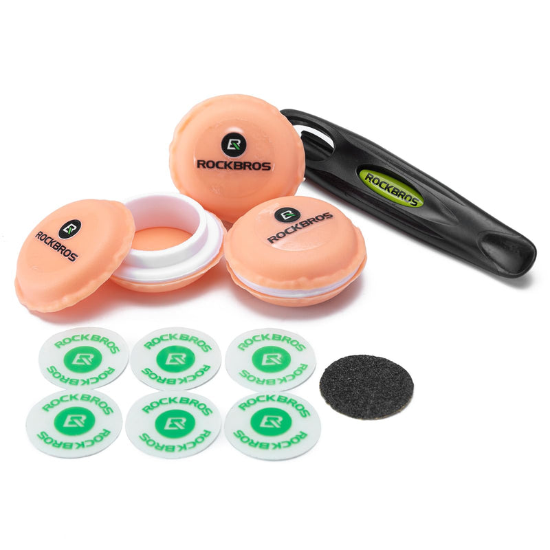 Load image into Gallery viewer, ROCKBROS 18-Pcs Bike Tire Patch Kit, Glueless Tube Repair with Tyre Levers 6-Pack
