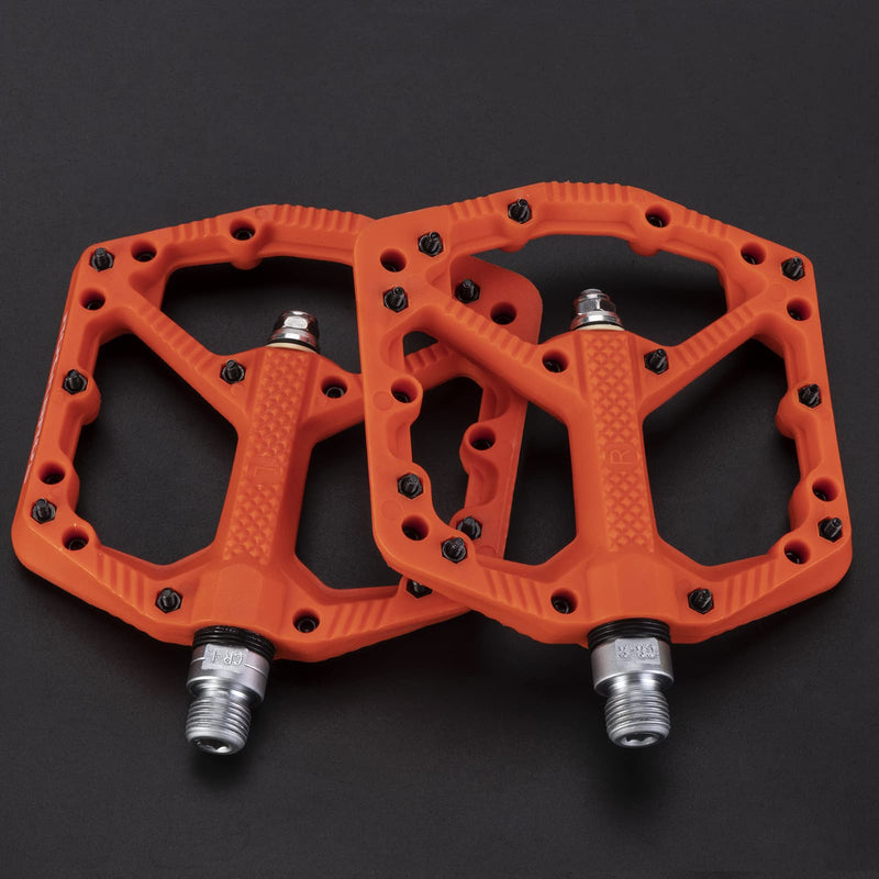 Load image into Gallery viewer, ROCKBROS Mountain Bike Pedals Flat MTB Pedals Nylon Fiber Bicycle Platform Pedals
