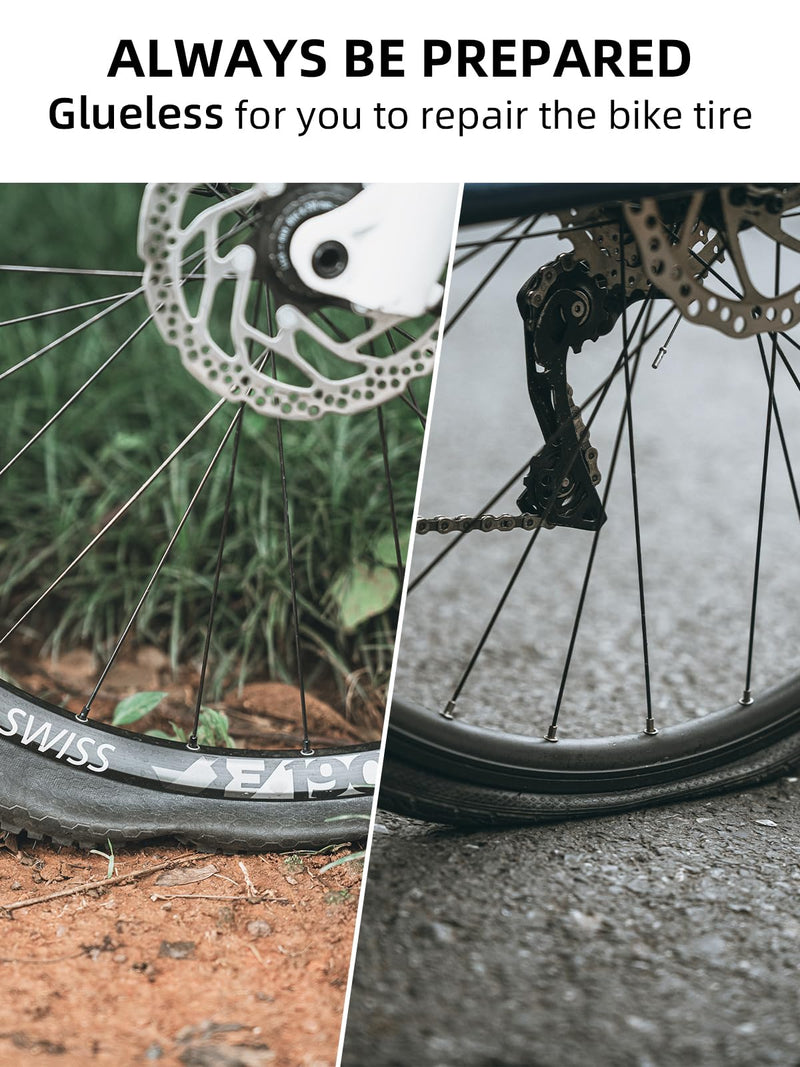 Load image into Gallery viewer, ROCKBROS 18-Pcs Bike Tire Patch Kit, Glueless Tube Repair with Tyre Levers 6-Pack
