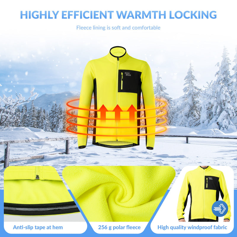 Load image into Gallery viewer, Men's Cycling Jacket &amp; Pants Set Winter
