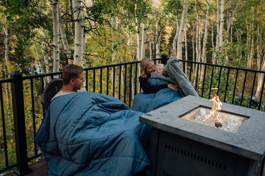 Klymit Homestead Cabin Comforter Blanket- Fireside Luxury