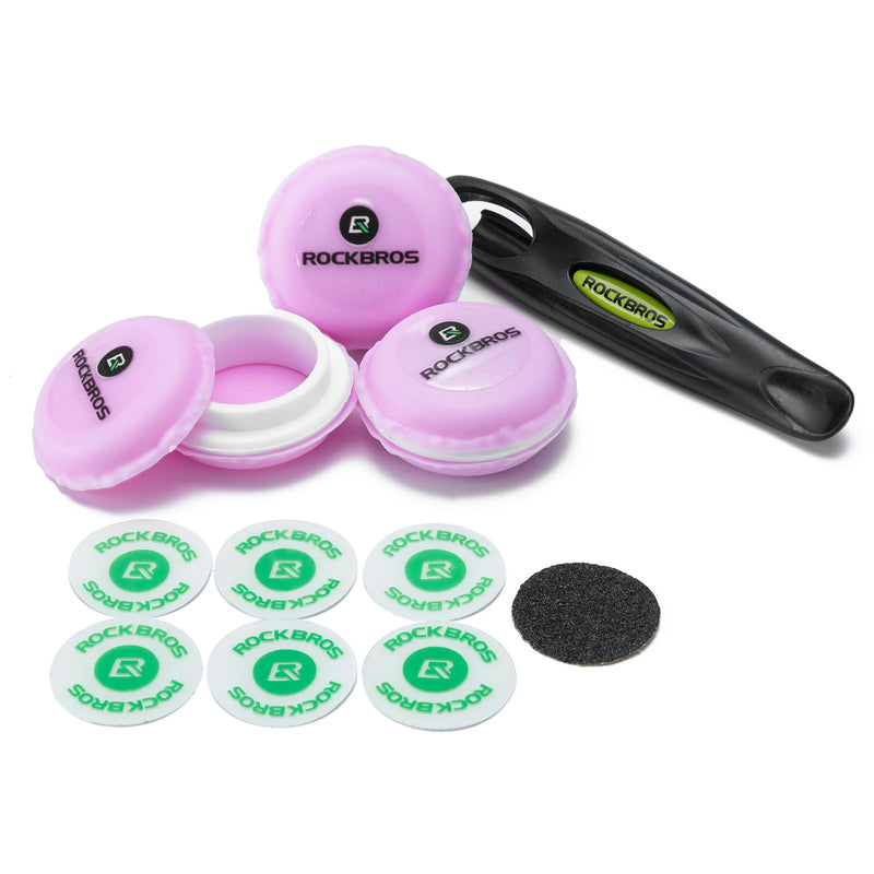 Load image into Gallery viewer, ROCKBROS 18-Pcs Bike Tire Patch Kit, Glueless Tube Repair with Tyre Levers 6-Pack
