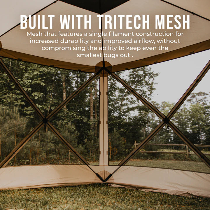 Load image into Gallery viewer, Gazelle Tents G6 6-Sided Portable Gazebo w/ TriTech Mesh

