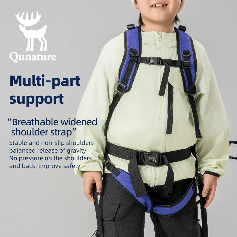 Load image into Gallery viewer, Qunature Kids’ Ski Training Backpack With Traction Rope-H53
