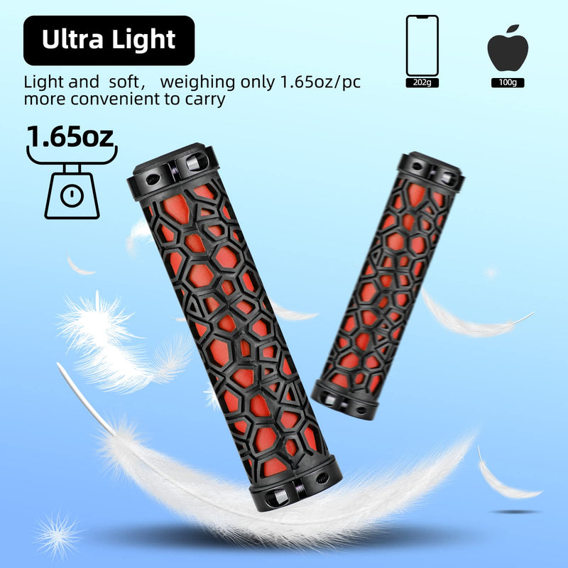 Load image into Gallery viewer, ROCKBROS Bike Handlebar Grips Double Lock-on Non-Slip Grips for MTB, BMX 22.2mm
