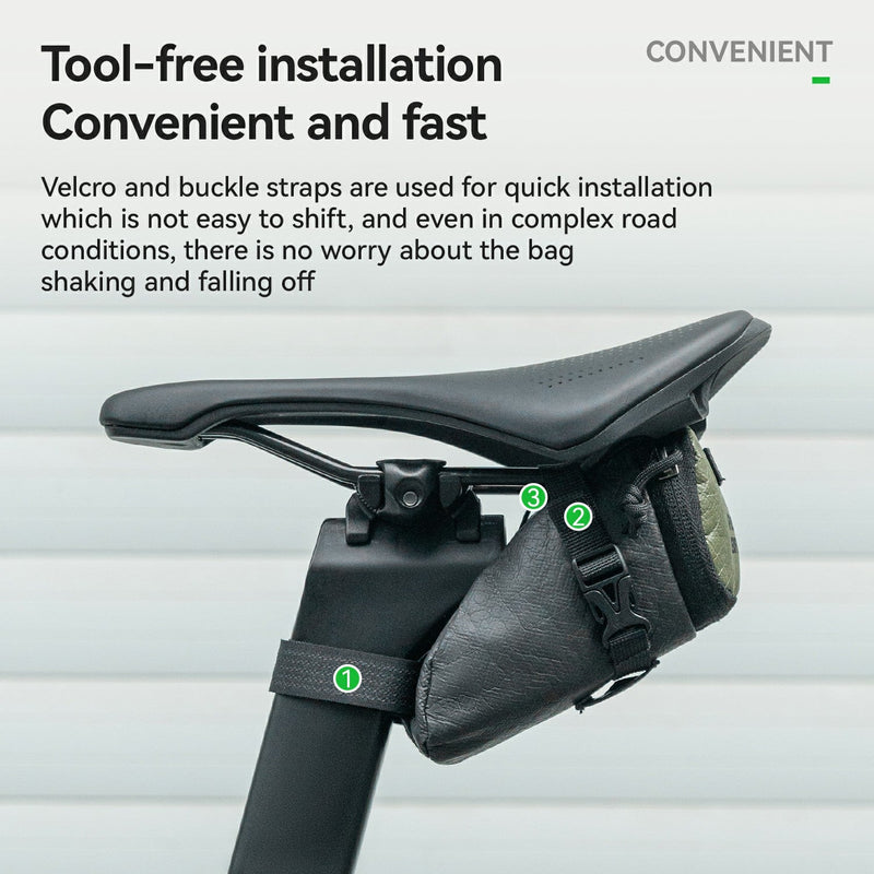 Load image into Gallery viewer, Sustainable Eco-Friendly Bike Rear Saddle Bag 0.2L

