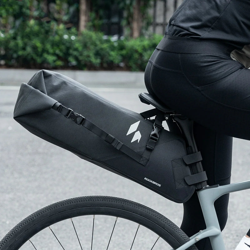 Load image into Gallery viewer, RideMate 100% Waterproof Bike Tail Bag 13L
