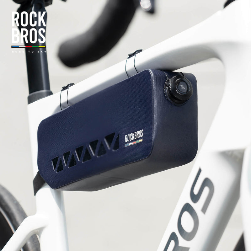 Load image into Gallery viewer, ROCKBROS 100% Waterproof Bike Frame Bag 1.7L Road-to-Sky
