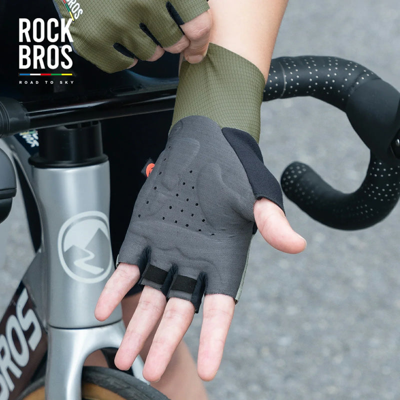 Load image into Gallery viewer, ROAD TO SKY Elastic Interface® Cycling Half Finger Gel Padded Gloves
