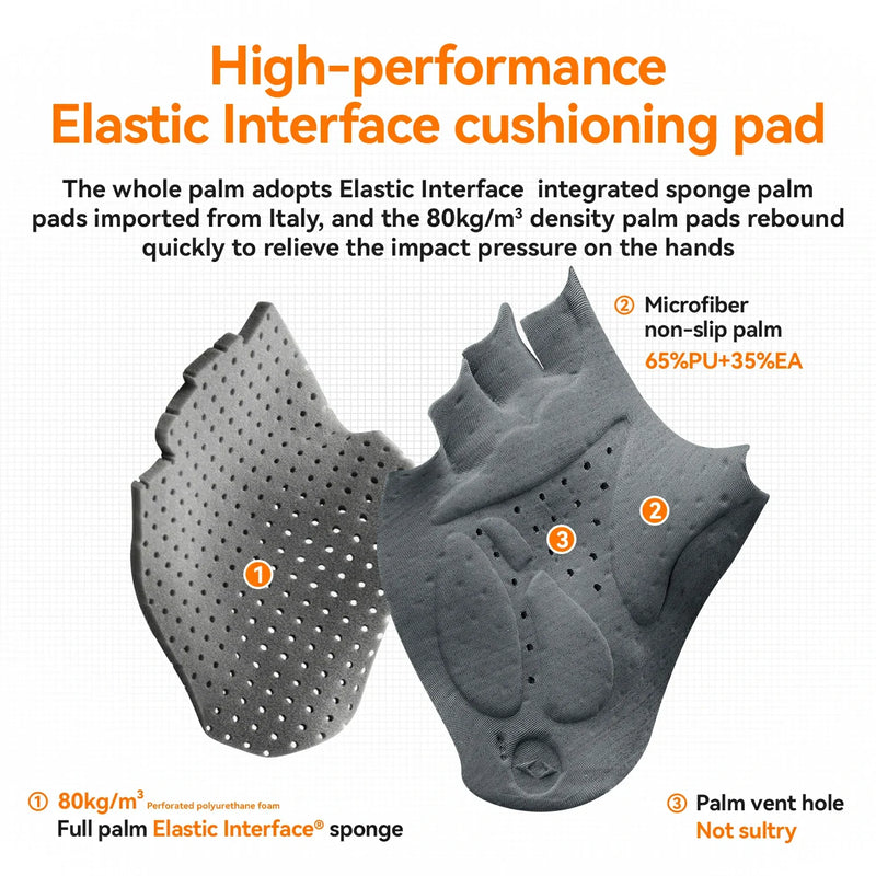 Load image into Gallery viewer, ROAD TO SKY Elastic Interface® Cycling Short Finger Gel Padded Gloves
