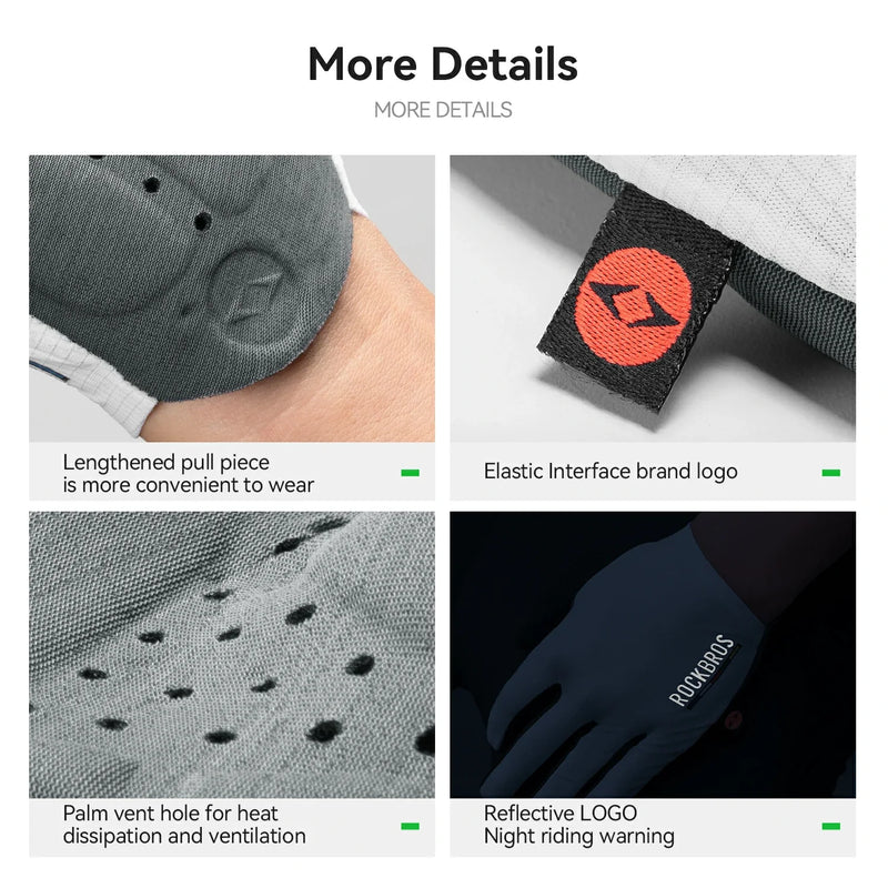 Load image into Gallery viewer, ROAD TO SKY Long Finger Elastic Interface® Cycling Gel Padded Gloves
