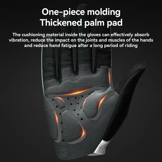 ROAD TO SKY Long Finger Elastic Interface® Cycling Gel Padded Gloves