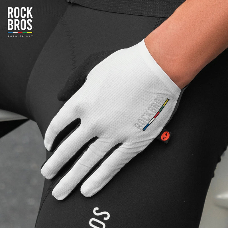 Load image into Gallery viewer, ROAD TO SKY Long Finger Elastic Interface® Cycling Gel Padded Gloves
