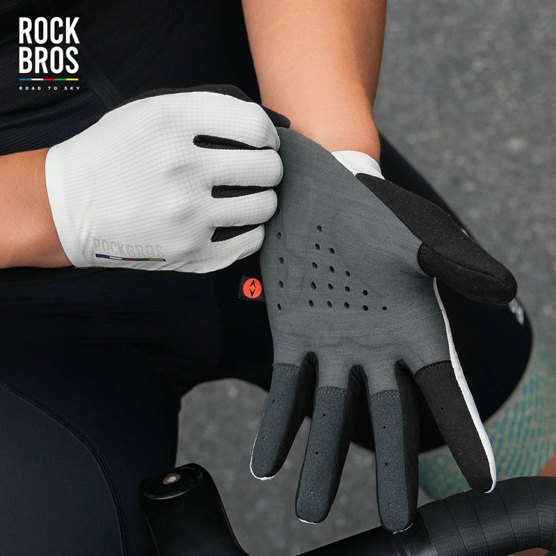 Load image into Gallery viewer, ROAD TO SKY Long Finger Elastic Interface® Cycling Gel Padded Gloves
