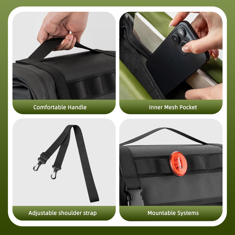 Load image into Gallery viewer, ROCKBROS Bike Panniers 15L Waterproof Bike Rack Bag for Cycling Commuting

