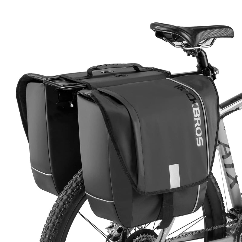 Load image into Gallery viewer, ROCKBROS 30L Bike Rear Rack Panniers Bags for Bicycles Waterproof
