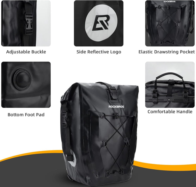 Load image into Gallery viewer, Bike Panniers Waterproof for Rear Rack
