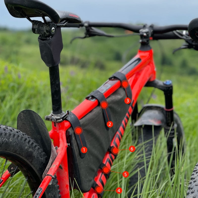 Load image into Gallery viewer, ROCKBROS 5-8L Waterproof Bike Frame Bag Large Triangle Bikepacking Storage Bag for Bicycles
