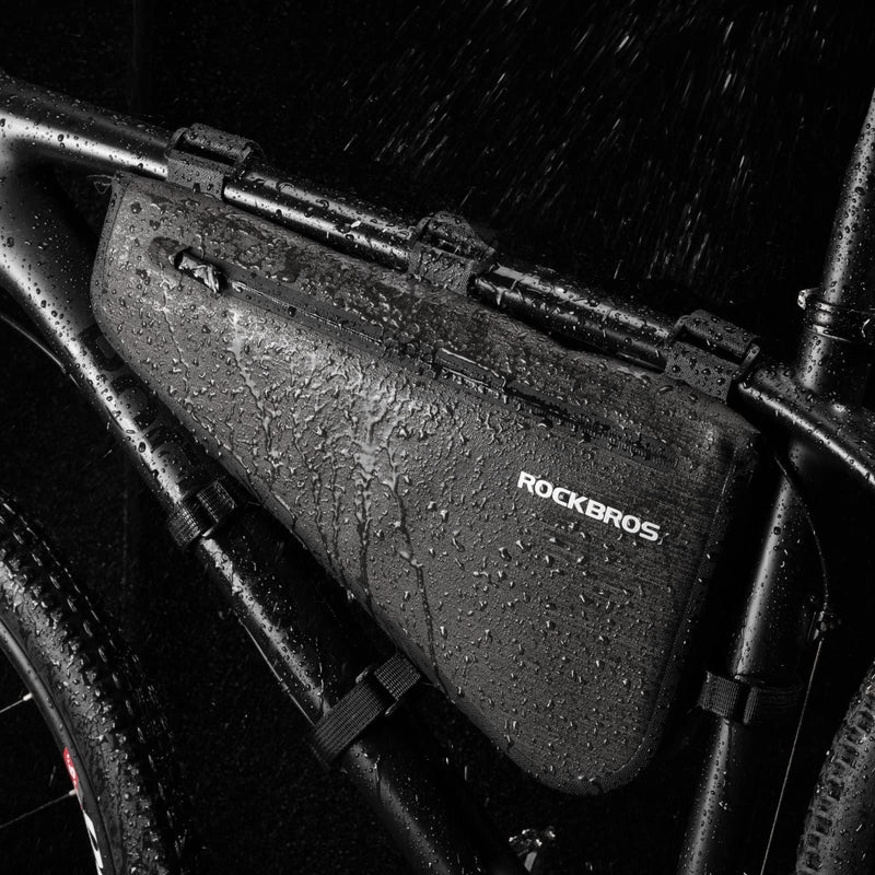 Load image into Gallery viewer, ROCKBROS 5-8L Waterproof Bike Frame Bag Large Triangle Bikepacking Storage Bag for Bicycles
