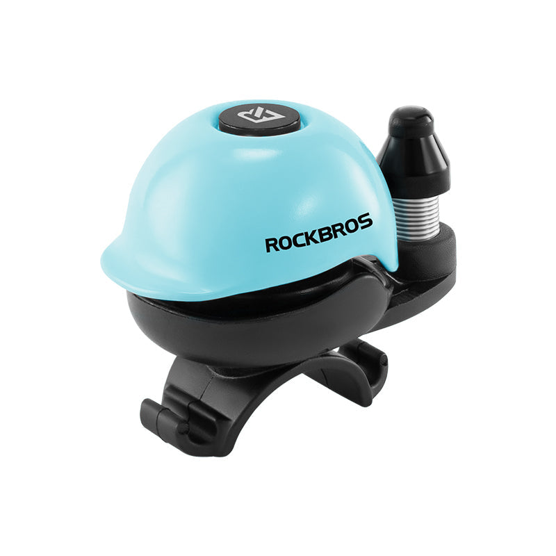 Load image into Gallery viewer, ROCKBROS 80DB Bike Bell Aluminum Alloy Helmet-Shaped Fits 22-34mm Handlebars
