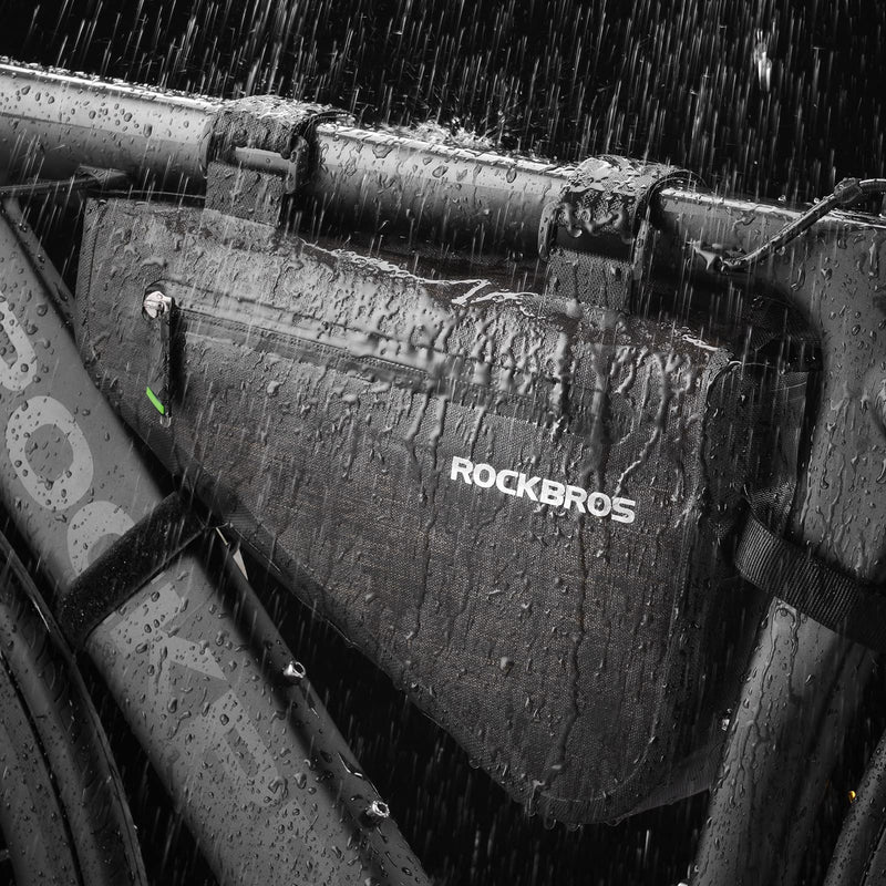 Load image into Gallery viewer, ROCKBROS 5-8L Waterproof Bike Frame Bag Large Triangle Bikepacking Storage Bag for Bicycles
