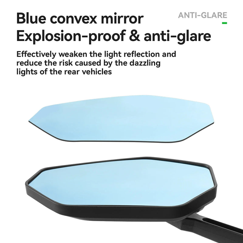 Load image into Gallery viewer, Adjustable Handlebar Bike Rearview Mirror Mirror with Anti-Glare Glass
