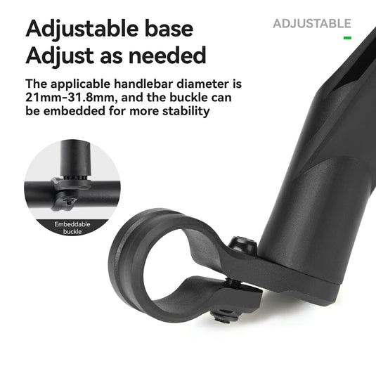 Adjustable Handlebar Bike Rearview Mirror Mirror with Anti-Glare Glass