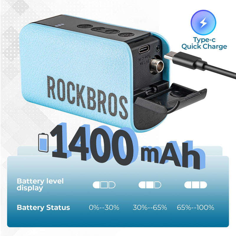 Load image into Gallery viewer, ROCKBROS AS3 Electric Smart Air Portable Fast Ball Pump
