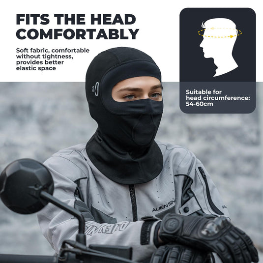 ROCKBROS Balaclava Ski Mask, Thermal Full Face Cover, Windproof Neck Warmer