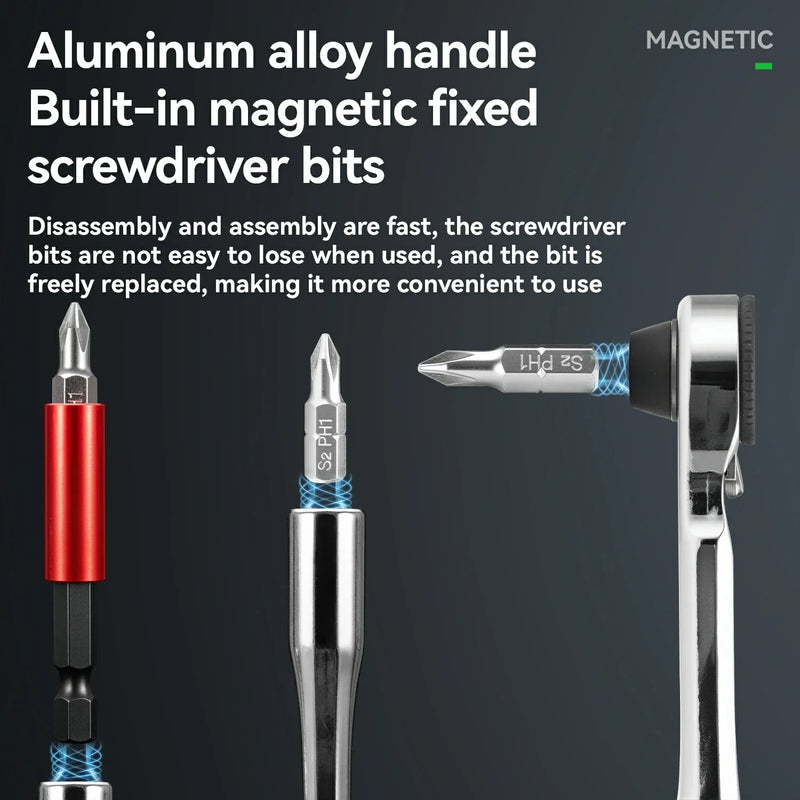 Load image into Gallery viewer, Bicycle Ratchet Wrench Repair Set
