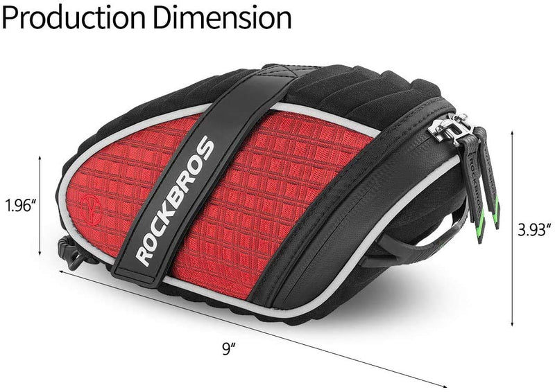 Load image into Gallery viewer, ROCKBROS Bicycle Saddle Bag Under Seat 3D Shell Cycling Seat Pack
