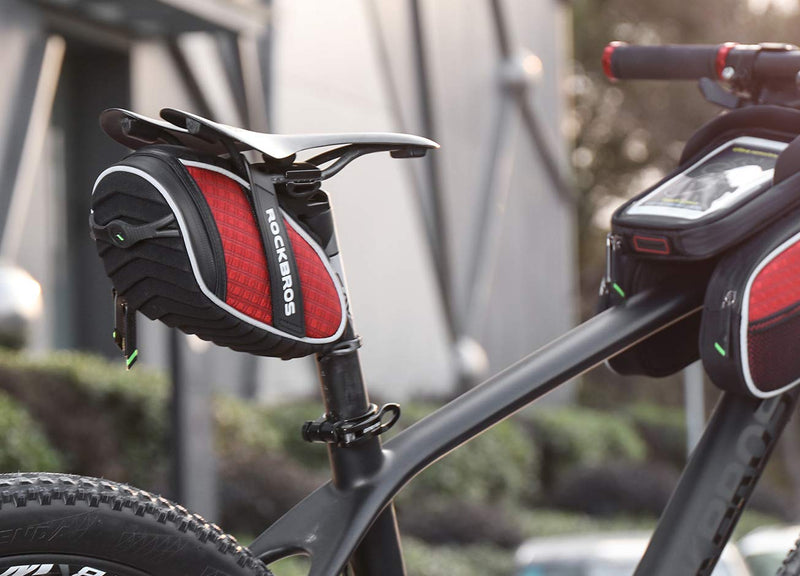 Load image into Gallery viewer, ROCKBROS Bicycle Saddle Bag Under Seat 3D Shell Cycling Seat Pack
