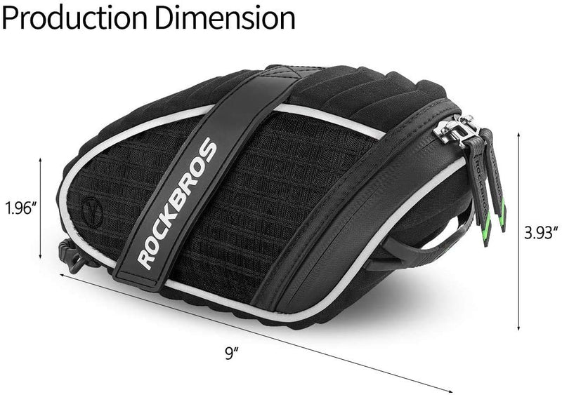 Load image into Gallery viewer, ROCKBROS Bicycle Saddle Bag Under Seat 3D Shell Cycling Seat Pack
