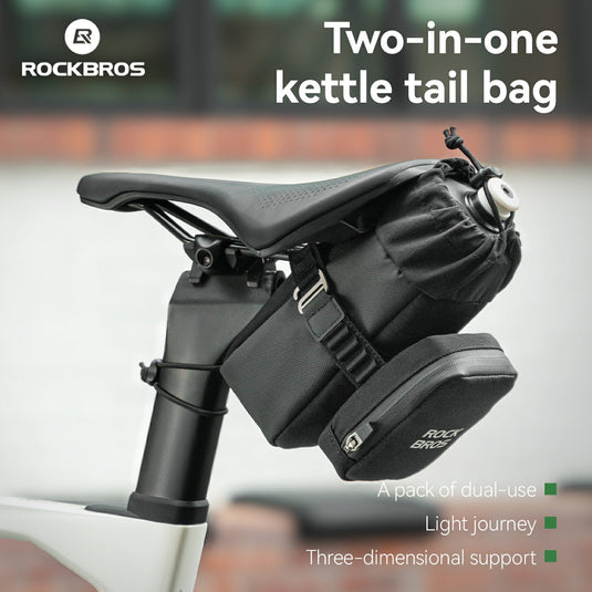 Cycling Two-in-one Bicycle Kettle Tail Bag