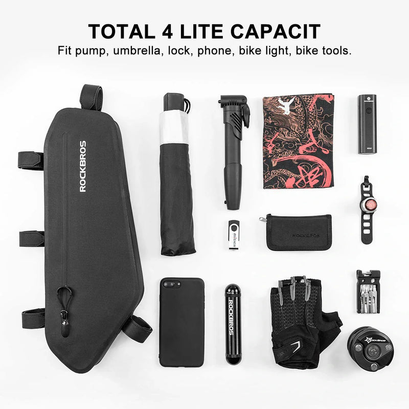 Load image into Gallery viewer, AS-018 Bike Triangle Bag Waterproof 3L/4L
