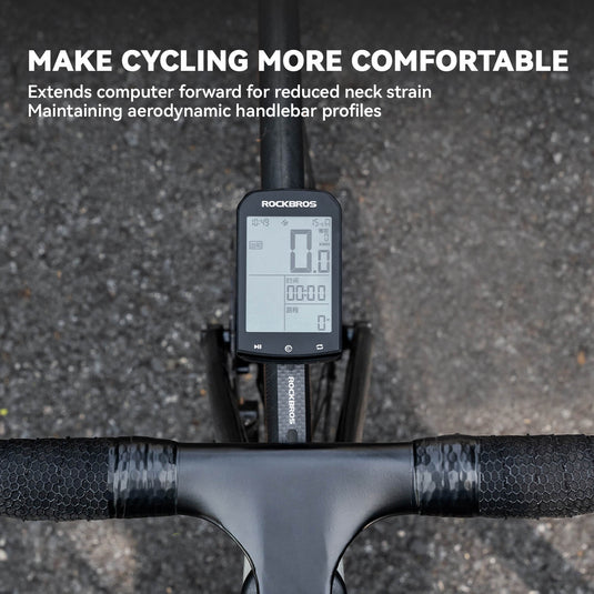 Bike Handlebar Mount For Computer & Light