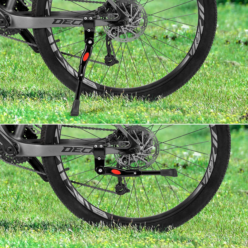 Load image into Gallery viewer, Adjustable Alloy Rear Mount Kickstand for 22"-28" Bikes
