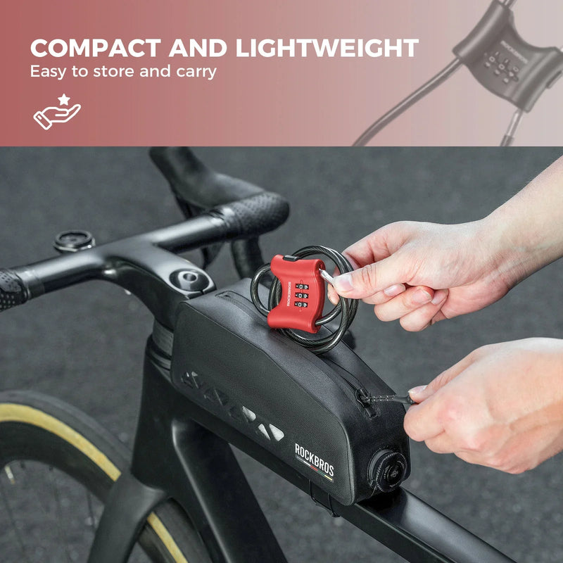 Load image into Gallery viewer, Bicycle Lock with 5.5 mm Steel Cable

