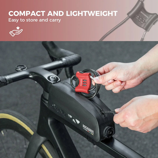Bicycle Lock with 5.5 mm Steel Cable