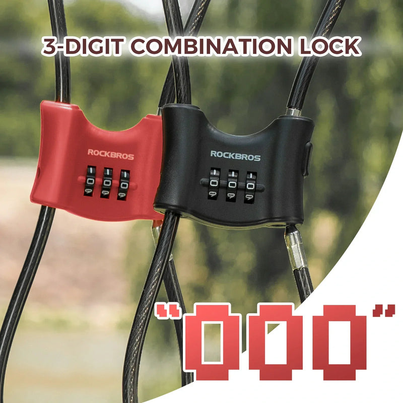 Load image into Gallery viewer, Bicycle Lock with 5.5 mm Steel Cable
