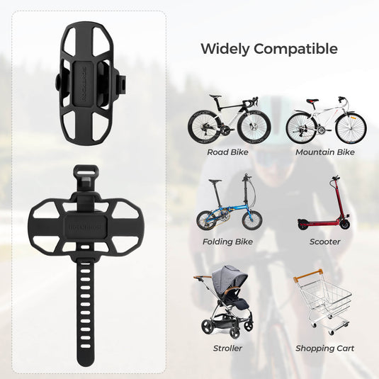 Bike Phone Mount Silicone Quick-Release