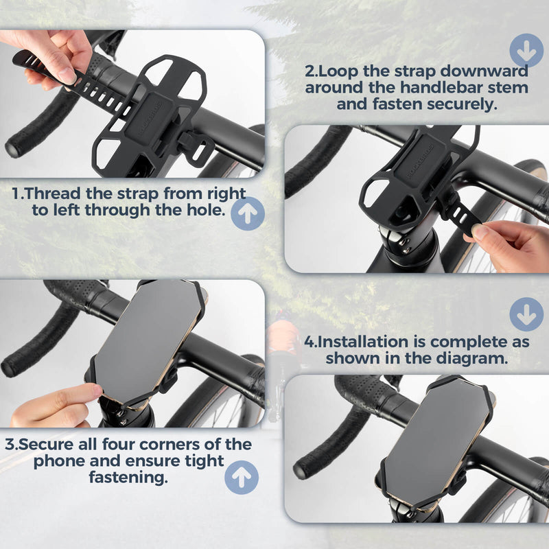 Load image into Gallery viewer, Bike Phone Mount Silicone Quick-Release
